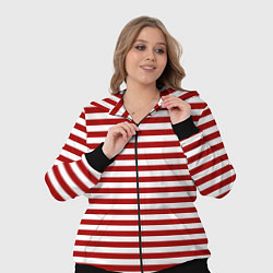 Женский 3D-костюм Тельняшка краповая Спецназ МВД, цвет: 3D-черный — фото 2