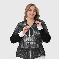 Женский 3D-костюм Череп в стиле Гигера, цвет: 3D-белый — фото 2