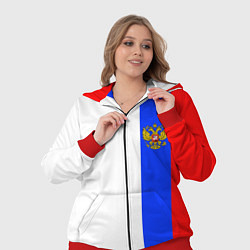 Женский 3D-костюм Цвета России - герб, цвет: 3D-красный — фото 2