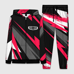 Женский 3D-костюм Geely fast lines, цвет: 3D-черный