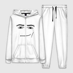 Женский 3D-костюм Одежда Man Face Roblox, цвет: 3D-белый