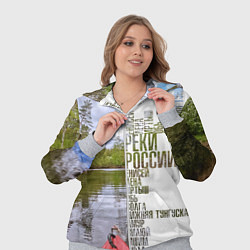 Женский 3D-костюм Реки России, цвет: 3D-меланж — фото 2