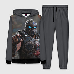 Женский 3D-костюм Gears of war Клейтон Кармайн, цвет: 3D-черный