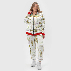 Женский 3D-костюм Рыбное семейство, цвет: 3D-красный — фото 2