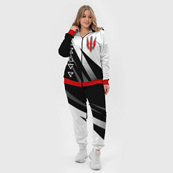 Женский 3D-костюм The witcher - знаки, цвет: 3D-красный — фото 2