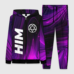 Женский 3D-костюм HIM violet plasma, цвет: 3D-черный