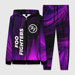 Женский 3D-костюм Foo Fighters violet plasma, цвет: 3D-черный