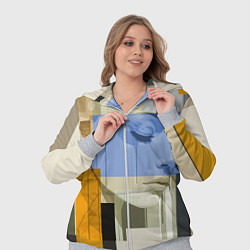 Женский 3D-костюм Незнакомка в квадрате, цвет: 3D-меланж — фото 2