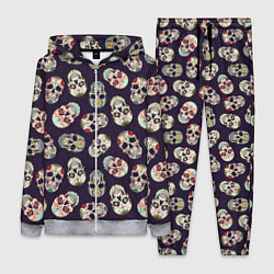 Женский костюм Узор с черепами Pattern with skulls