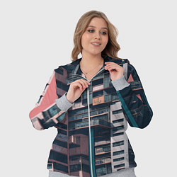 Женский 3D-костюм Спальный район, цвет: 3D-меланж — фото 2