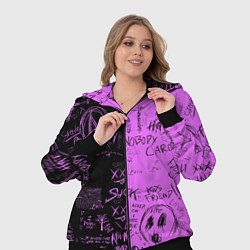 Женский 3D-костюм Dead inside purple black, цвет: 3D-черный — фото 2