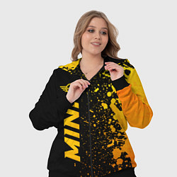 Женский 3D-костюм Mini - gold gradient: по-вертикали, цвет: 3D-черный — фото 2