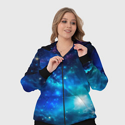 Женский 3D-костюм Звёздный космос чёрно-синий, цвет: 3D-черный — фото 2