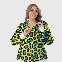 Женский 3D-костюм Кислотный леопард паттерн, цвет: 3D-белый — фото 2
