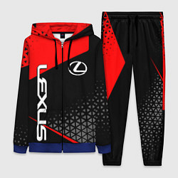 Женский 3D-костюм Lexus - red sportwear, цвет: 3D-синий