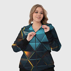 Женский 3D-костюм Объемные частицы с подсветкой, цвет: 3D-черный — фото 2