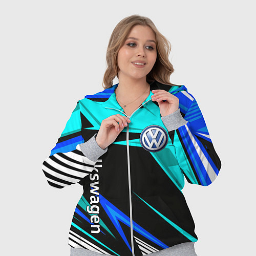 Женский костюм Фольцваген - sport uniform / 3D-Меланж – фото 3