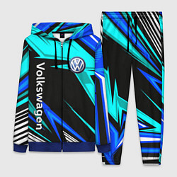 Женский 3D-костюм Фольцваген - sport uniform, цвет: 3D-синий