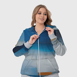 Женский 3D-костюм Синяя палитра, цвет: 3D-меланж — фото 2