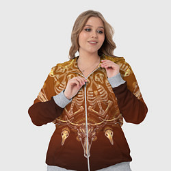 Женский 3D-костюм Большая костяная мандала, цвет: 3D-меланж — фото 2