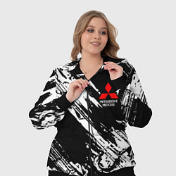 Женский 3D-костюм Mitsubishi - белый пятна, цвет: 3D-черный — фото 2