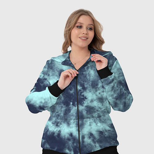 Женский костюм Tie-Dye дизайн / 3D-Черный – фото 3