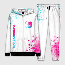 Женский костюм Danganronpa neon gradient style: надпись, символ