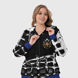 Женский 3D-костюм Россия герб РФ, цвет: 3D-синий — фото 2