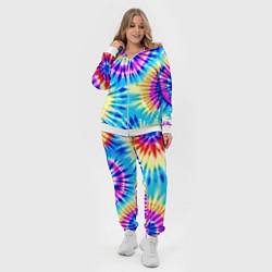 Женский 3D-костюм Красочная композиция - тай-дай, цвет: 3D-белый — фото 2