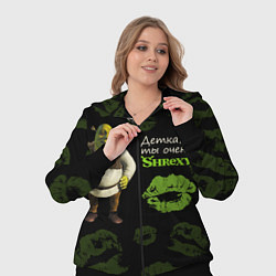Женский 3D-костюм Shrexy Shrek, цвет: 3D-черный — фото 2