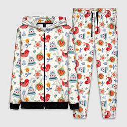 Женский костюм Рождественские узоры