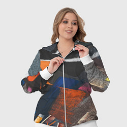 Женский 3D-костюм Меловая симфония, цвет: 3D-белый — фото 2