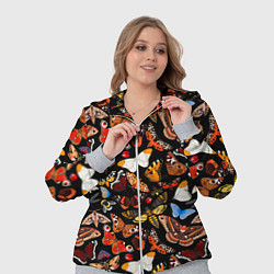Женский 3D-костюм Разноцветные тропические бабочки, цвет: 3D-меланж — фото 2