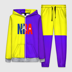 Женский 3D-костюм NBA sport полосы, цвет: 3D-меланж
