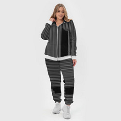 Женский 3D-костюм Visual zebra stripes, цвет: 3D-белый — фото 2