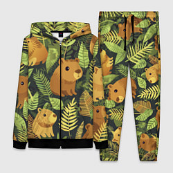 Женский 3D-костюм Капибары - лесной маскировочный камуфляж, цвет: 3D-черный