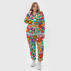 Женский 3D-костюм Bang Boom Ouch pop art pattern, цвет: 3D-меланж — фото 2