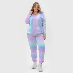 Женский 3D-костюм Градиент матовый светлый, цвет: 3D-меланж — фото 2