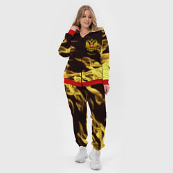 Женский 3D-костюм Имперская Россия желтый огонь, цвет: 3D-красный — фото 2