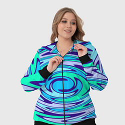 Женский 3D-костюм Круговорот неоновый, цвет: 3D-черный — фото 2