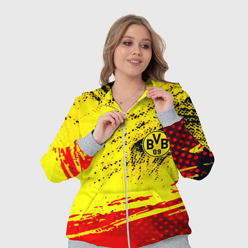 Женский костюм Borussia color краски спорт / 3D-Меланж – фото 3