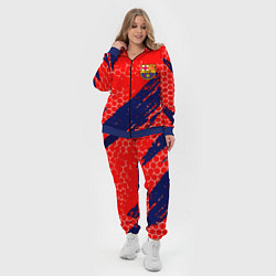 Женский 3D-костюм Барселона спорт краски текстура, цвет: 3D-синий — фото 2