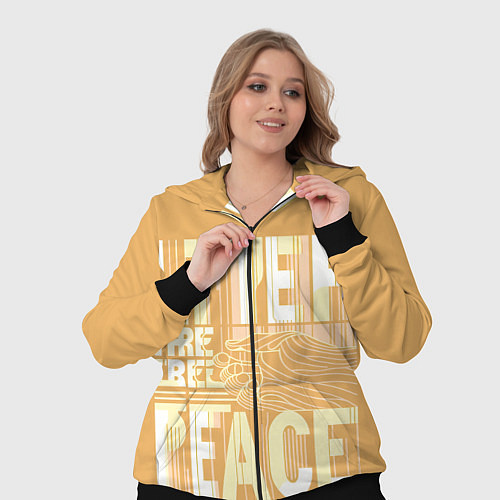 Женский костюм Let there be peace / 3D-Черный – фото 3