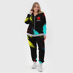 Женский 3D-костюм Suzuki краски абстрактные, цвет: 3D-меланж — фото 2