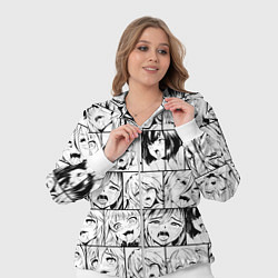 Женский 3D-костюм Ahegao pattern, цвет: 3D-белый — фото 2