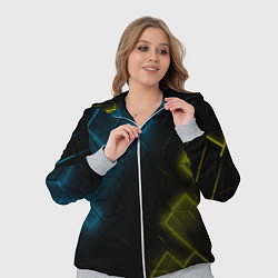 Женский 3D-костюм Нано соты и неон, цвет: 3D-меланж — фото 2