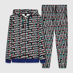 Женский костюм Kojima glitch pattern studio