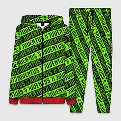 Женский костюм Juventus green pattern sport