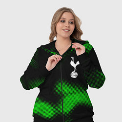 Женский 3D-костюм Tottenham sport halftone, цвет: 3D-черный — фото 2