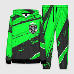 Женский костюм Sporting sport green